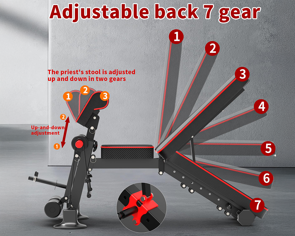 Foldable Workout Bench for Home Gym Strength Training