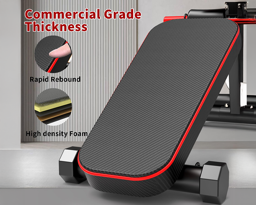 Foldable Workout Bench for Home Gym Strength Training