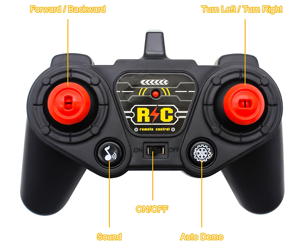 Remote Control Construction Truck with Lights, Sounds & Road Roller