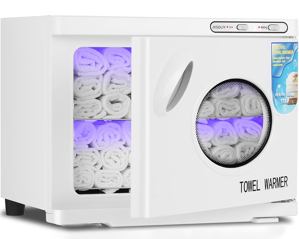 23L Hot Towel Warmer UV Sterilizer Cabinet Salon & Home Use
