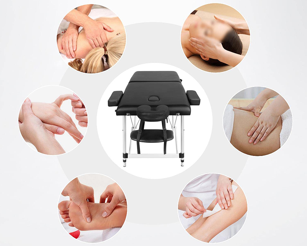 Foldable Massage Table – Adjustable & Portable Use