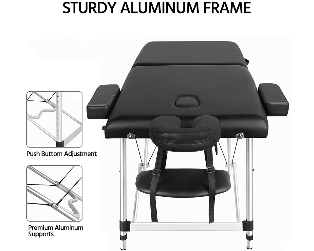 Foldable Massage Table – Adjustable & Portable Use
