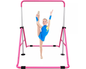 Kids Gymnastics Bars Training Horizontal Bar Monkey Kip Bar Pink