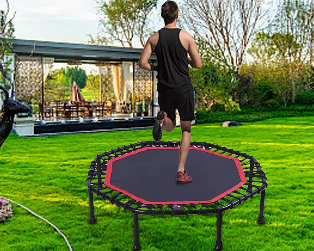 42'' Mini Trampoline Rebounder Compact and Durable Fitness Equipment