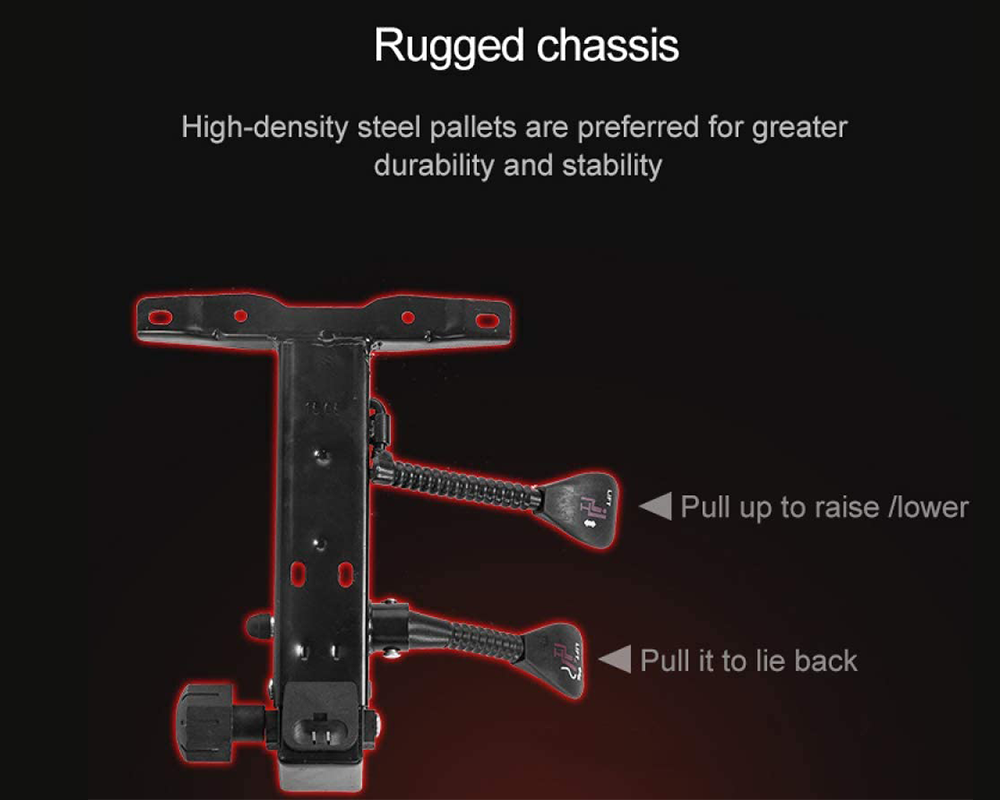 Gaming Chair with RGB LED Lighting and Bluetooth Speakers – Ergonomic Gold Music & Office Chair