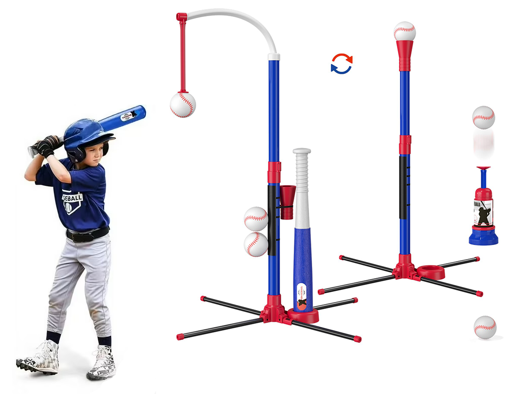 Baseball Set for Kids – 3-in-1 Baseball Set for Kids with Launcher