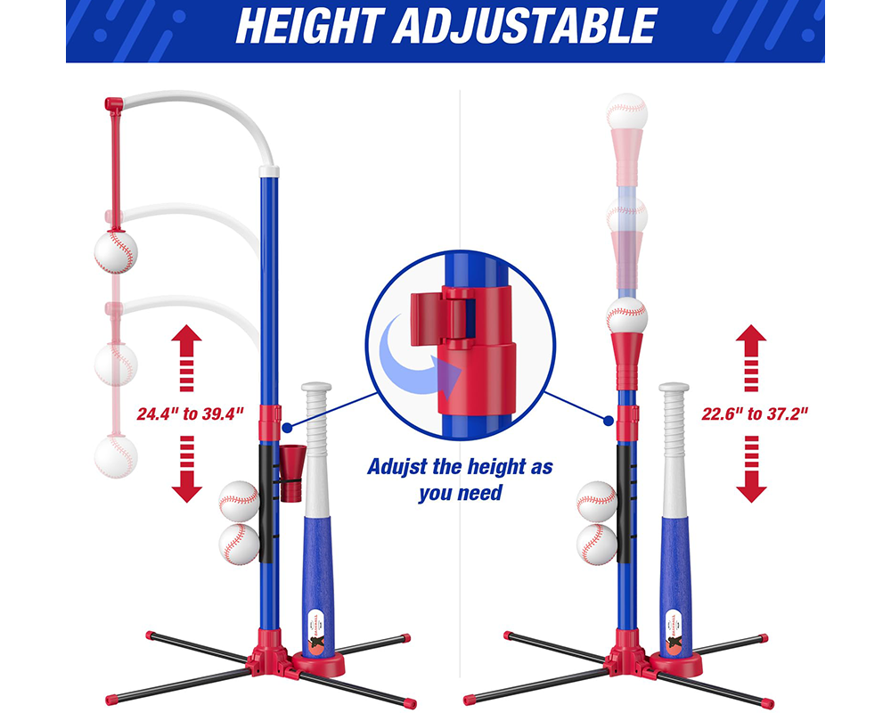 Baseball Set for Kids – 3-in-1 Baseball Set for Kids with Launcher