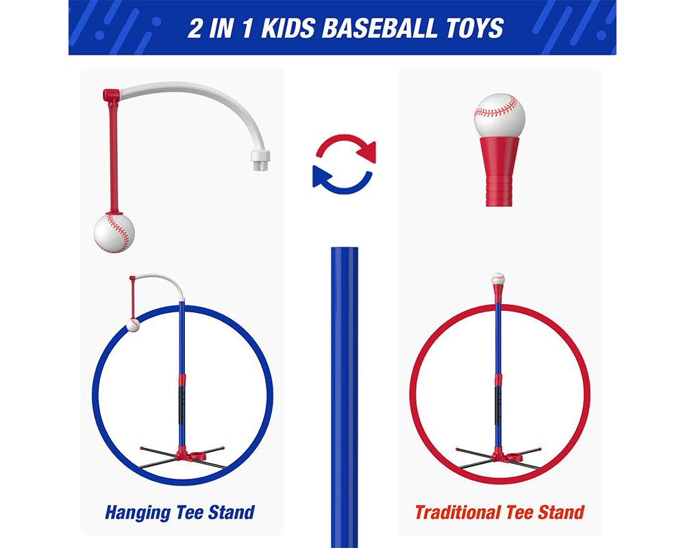 Baseball Set for Kids – 3-in-1 Baseball Set for Kids with Launcher