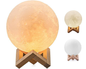 Moon Lamp Night Light 3D Color Changing LED Lamp with Wooden Base