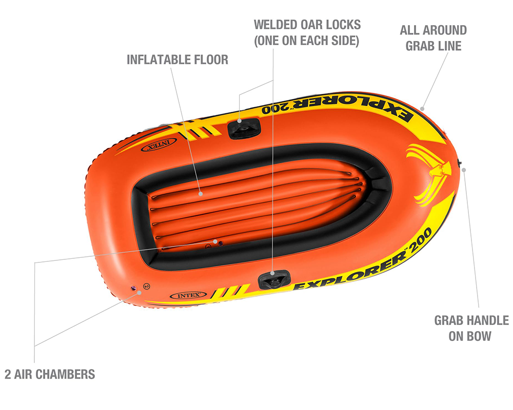 Inflatable Kayak Boat Set