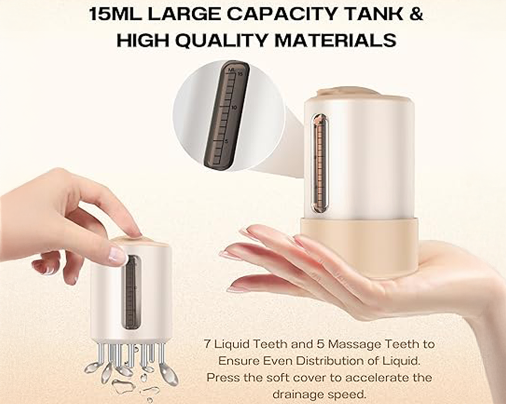 Electric Hair Oil Applicator Scalp Massager