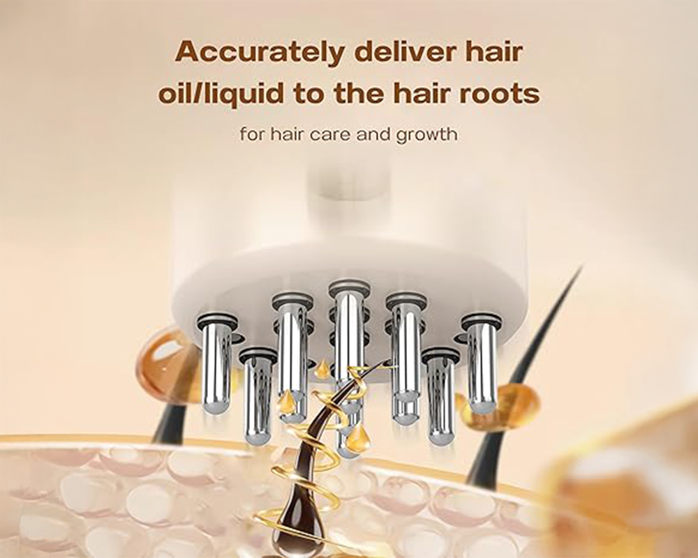 Electric Hair Oil Applicator Scalp Massager