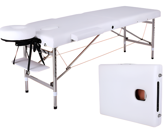 Foldable Massage Table - Portable Adjustable Massage Bed