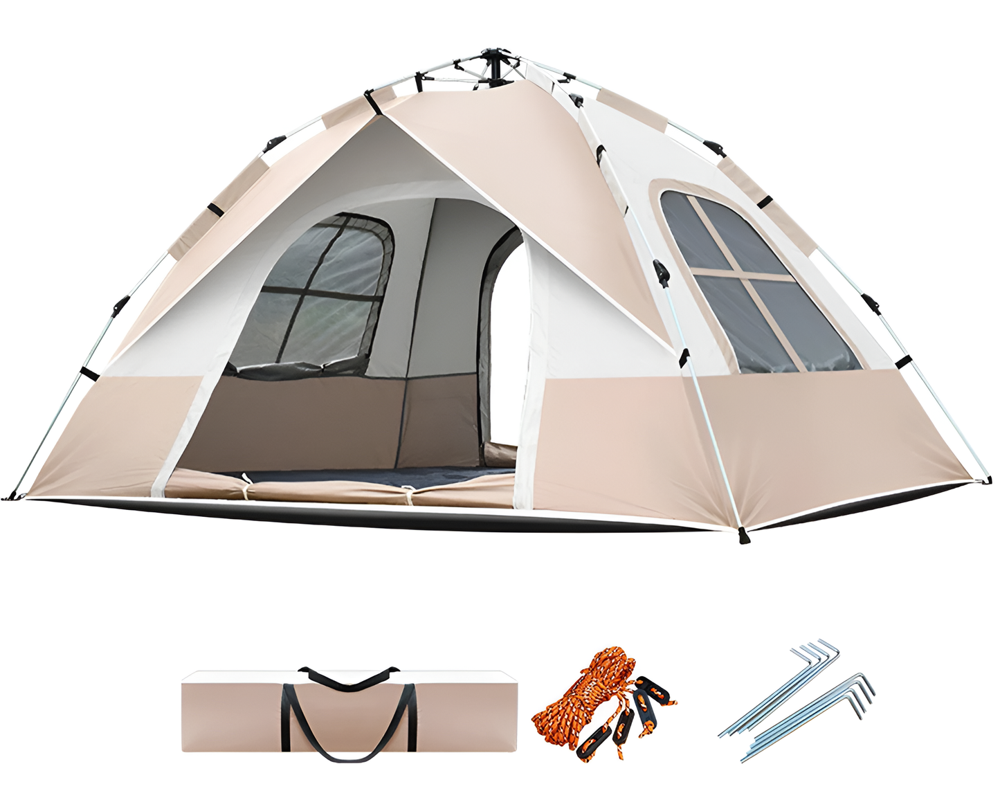Camping Tent Outdoor Camping Hiking Tent 3-4 Person