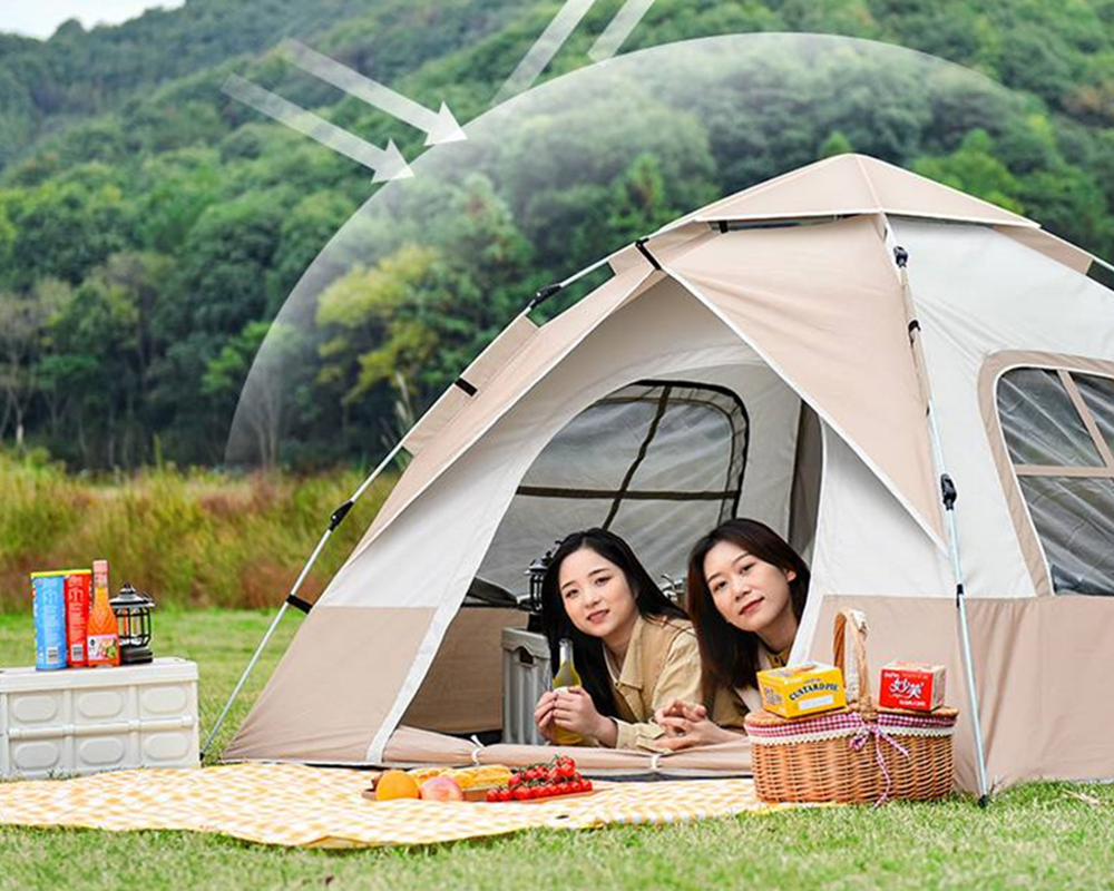 Camping Tent Outdoor Camping Hiking Tent 3-4 Person