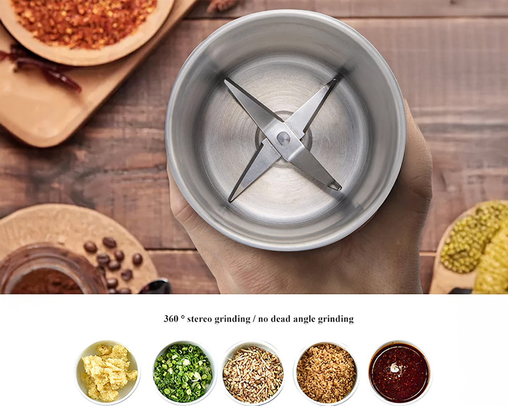 Electric Coffee Grinder for Beans, Herbs, Spices, Espresso