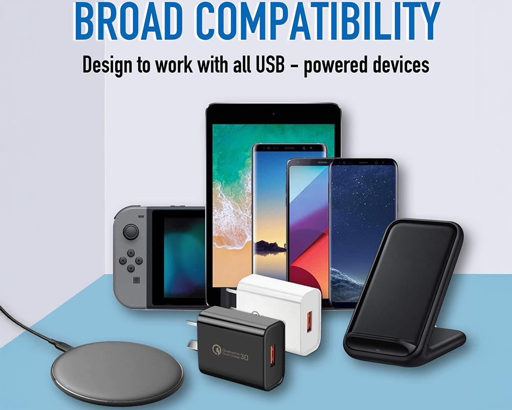 18W Fast Charger QC 3.0 USB Wall Charger