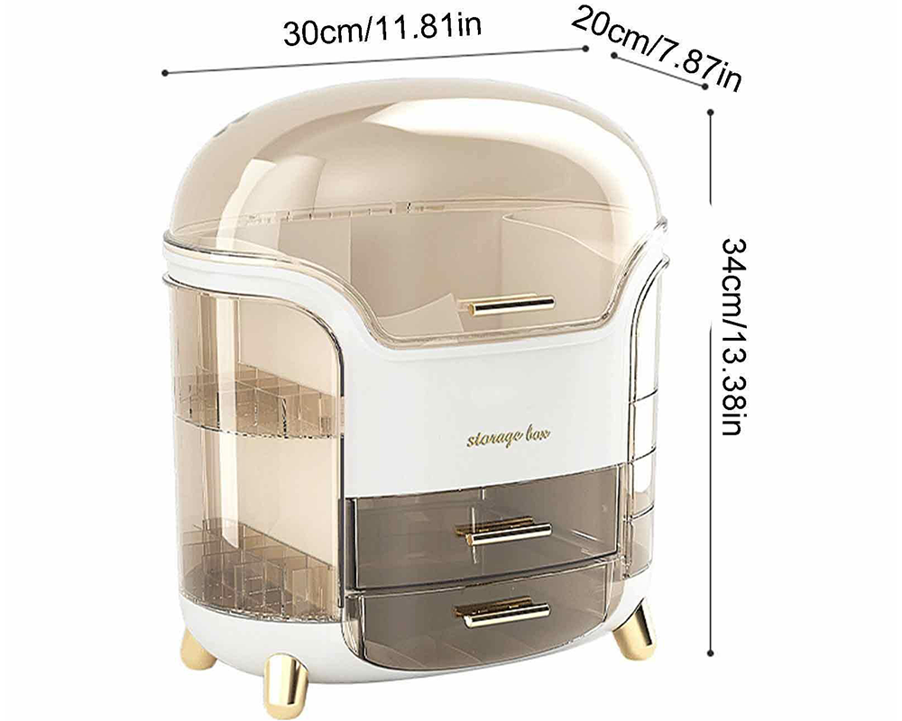 MakeUp Case Makeup Box Dustproof Cosmetic Storage Box Organiser