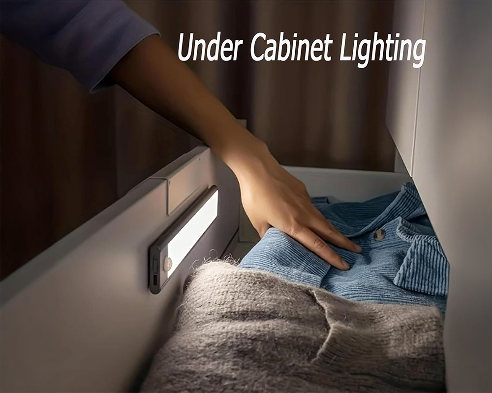 Under Cabinet Lighting Motion Sensor Closet USB Rechargeable 40cm