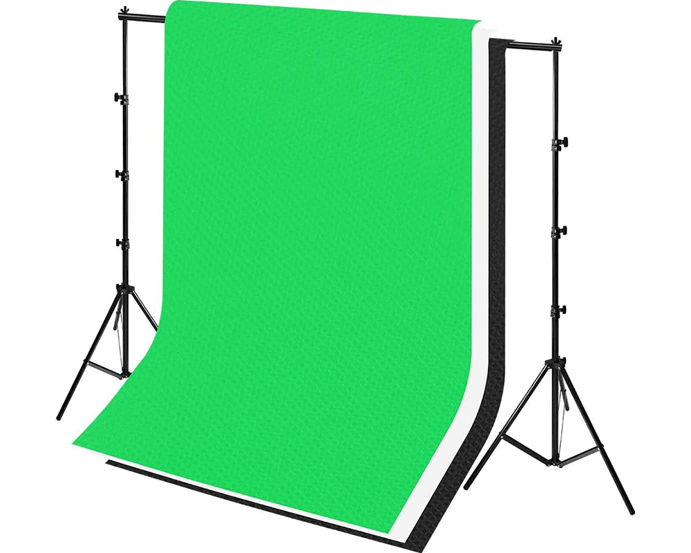 Photography Background Stand with 3 Backdrops Kit – Professional Portable Studio Setup