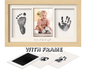 Baby Hand and Footprint Kit – No Mess Ink Pad, Baby Keepsake Frame, Safe & Easy for Newborns and Toddlers