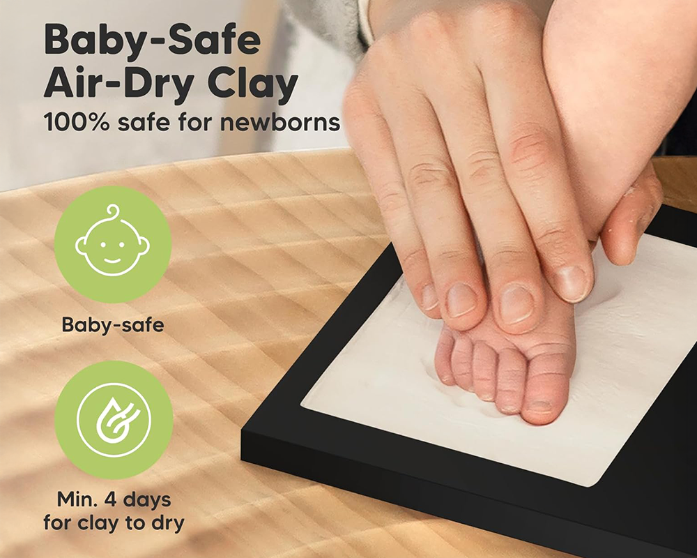 Baby Footprint and Handprint Memory Kit