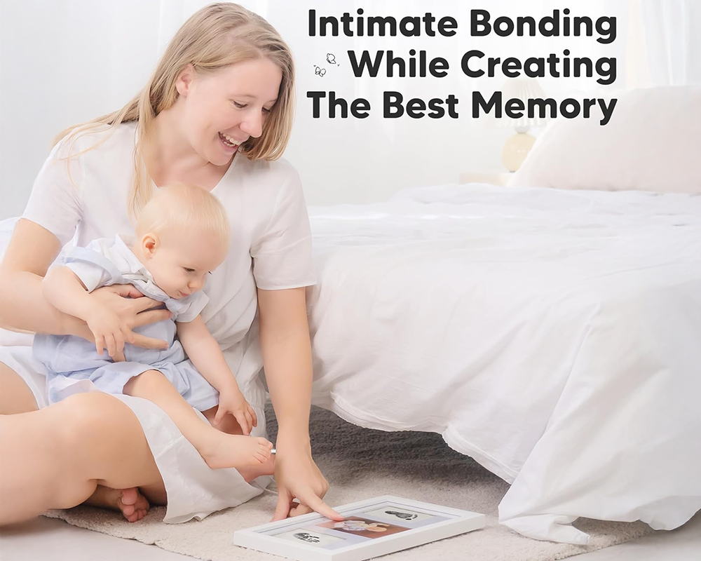 Baby Hand and Footprint Kit Boy, Girl - No Mess Ink Pad for Handprint, Clean Touch Dog Paw Print Kit