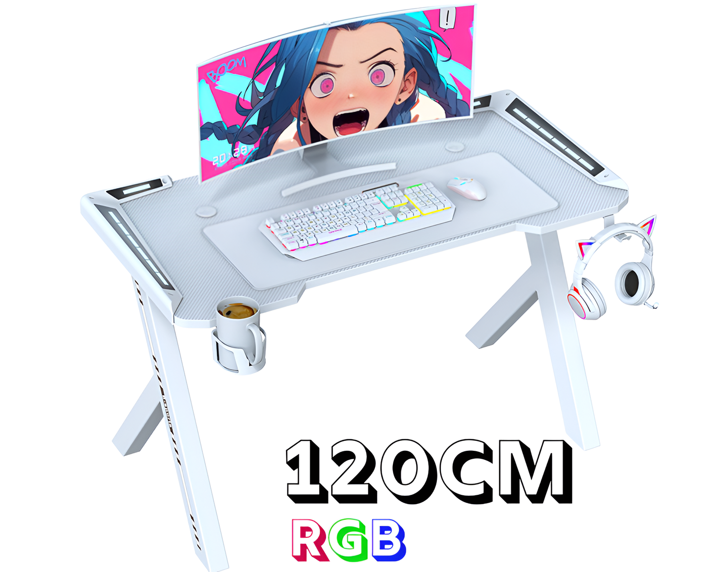 120cm Gaming Desk Computer Desks Table Study Home Ofiice