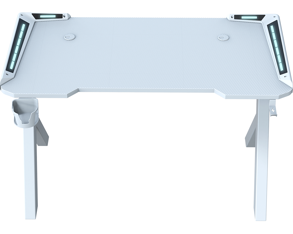 Gaming Desk Computer Desks Table Study Home Ofiice Rgb Led Light 120cm