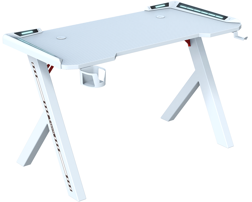 Gaming Desk Computer Desks Table Study Home Ofiice Rgb Led Light 120cm