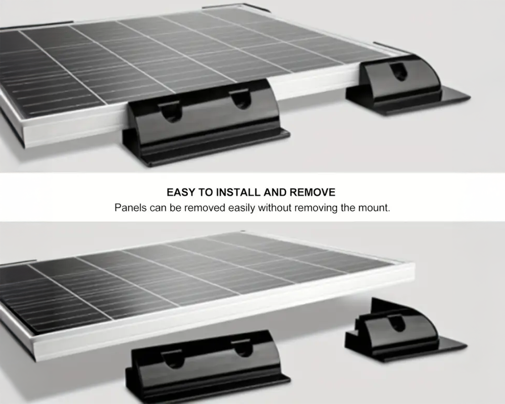 Solar Panel Mounting Bracket Kit – Heavy Duty Solar Panel Mounts for RVs