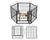 Dog Playpen Outdoor 80x100cm – 6 Panel Dog Playpen Outdoor Fence Kit
