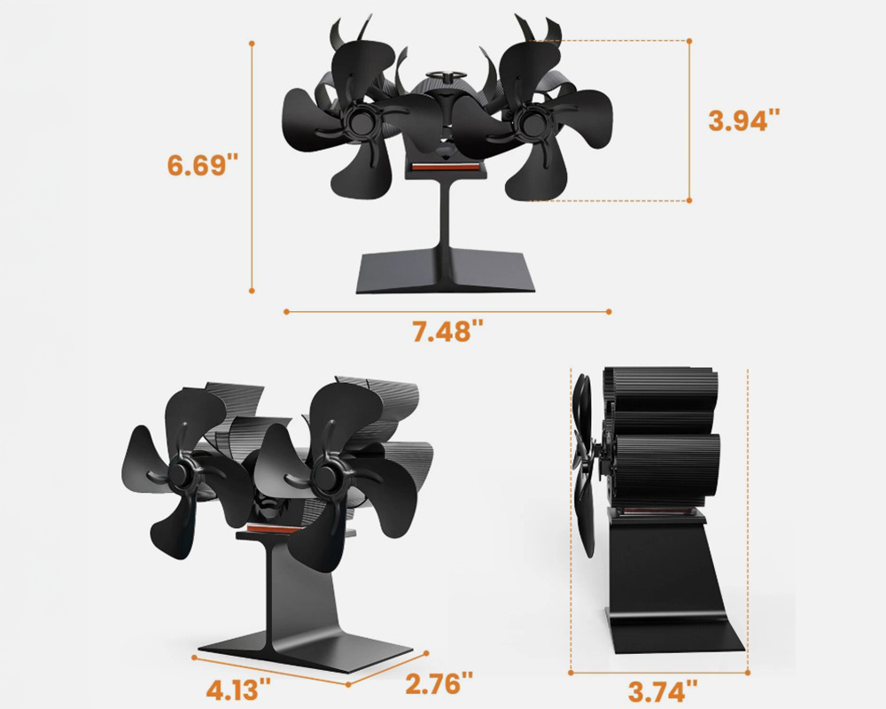 Stove Fan Heat Powered Stove Fan