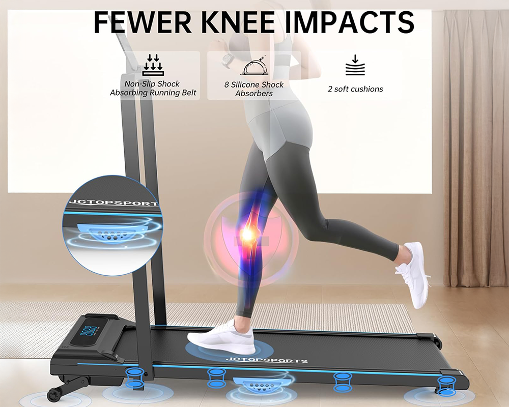 Portable Walking Treadmill  Compact Treadmill for Home & Office