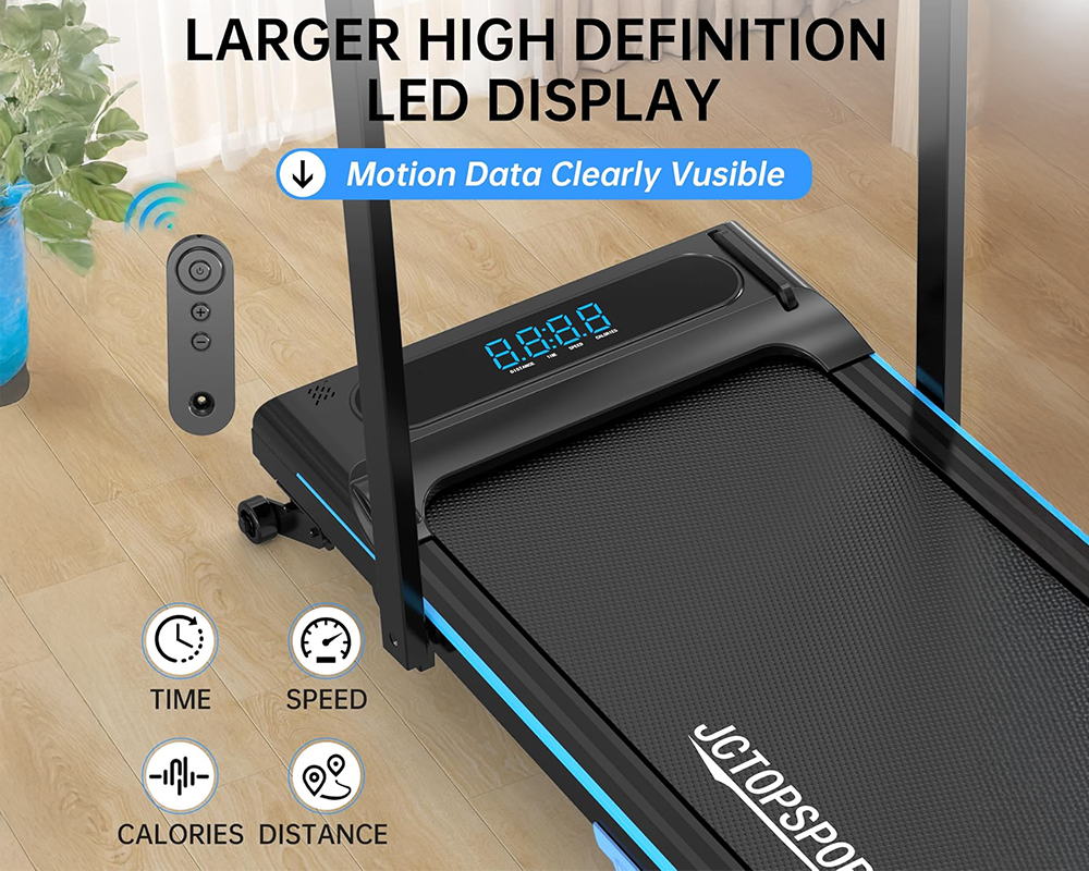 Portable Walking Treadmill  Compact Treadmill for Home & Office