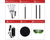 Red Light Therapy Lamp 4 Heads – Infrared Red Light Therapy Lamp