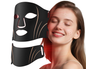 LED Face & Neck Therapy Mask with 7 Color Light Modes, Rechargeable