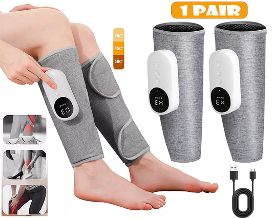 Leg Massager with Heat – Air Compression Leg Massager for Circulation & Pain Relief