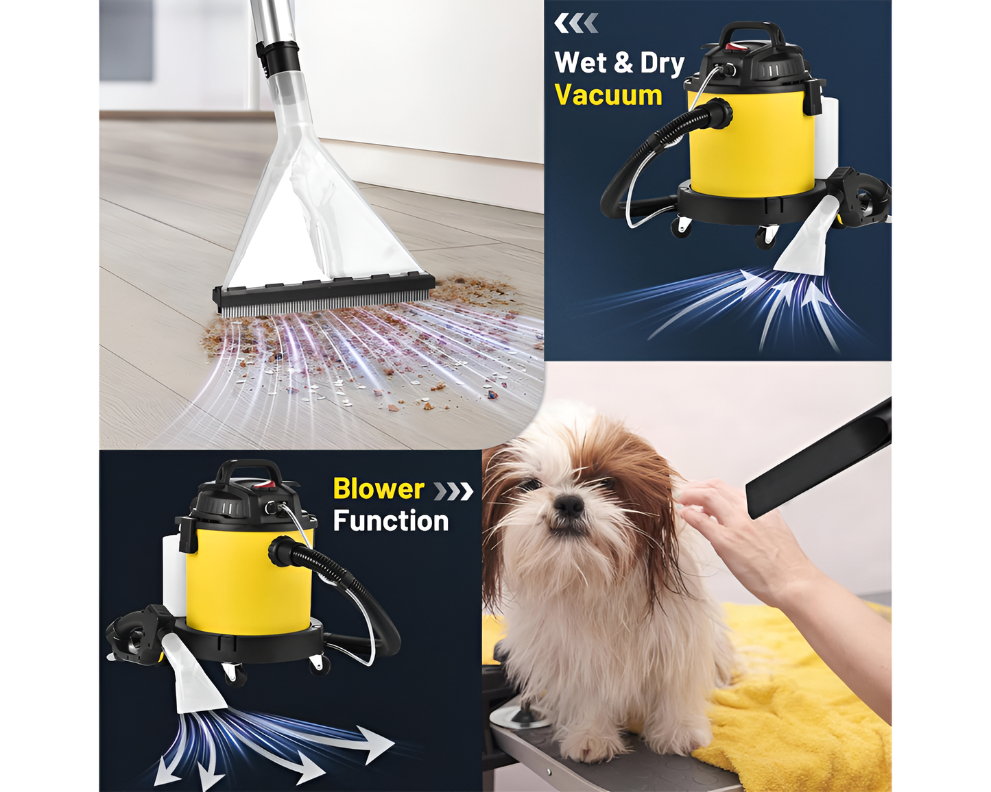 Carpet Cleaner Machine Portable Wet Dry Carpet Cleaner Machine 5.5HP