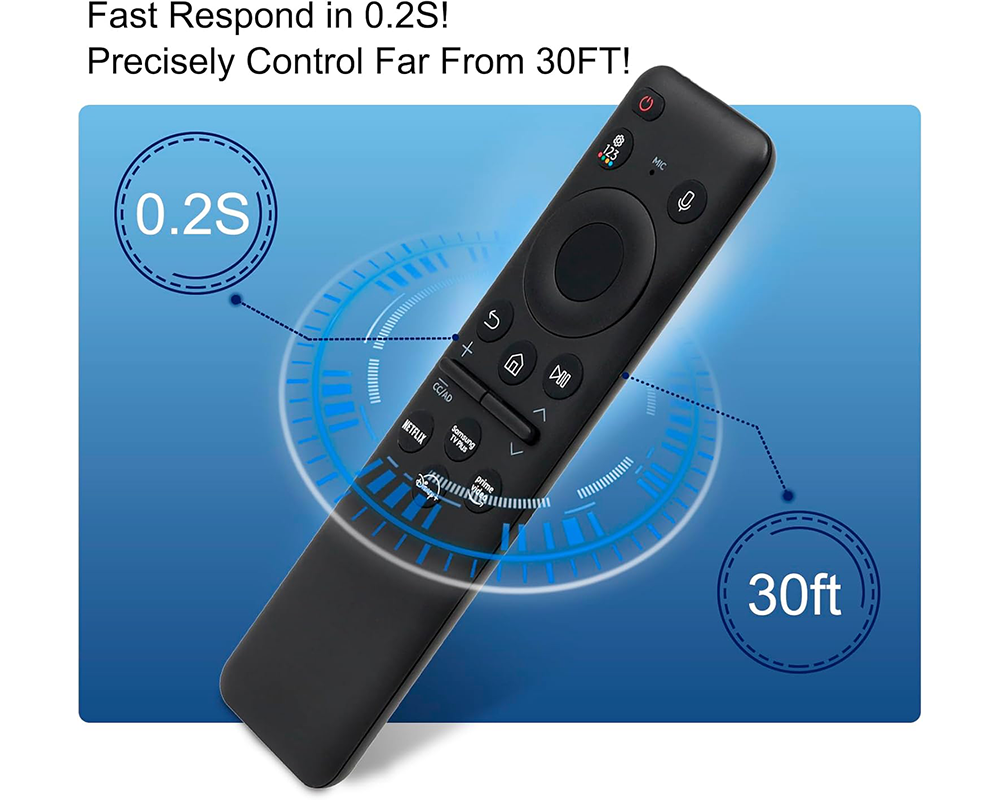 Replacement Samsung TV Remote Solar Powered with voice Control