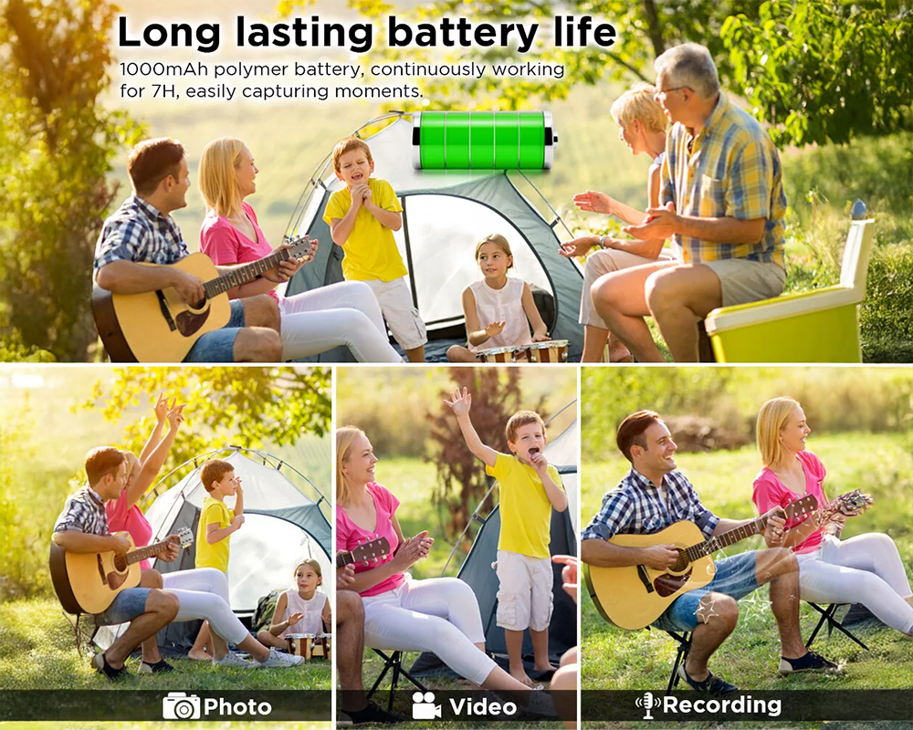 Body Camera WiFi HD Recorder – Night Vision Security Body Camera 1080P