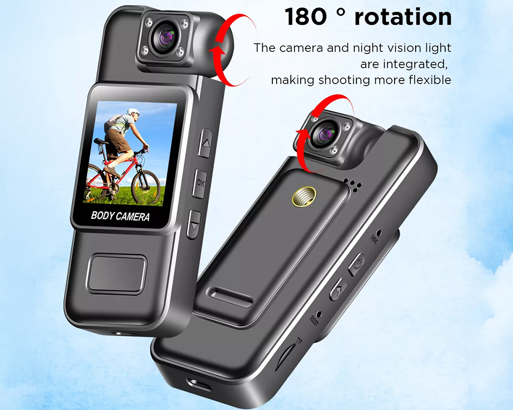 Body Camera WiFi HD Recorder – Night Vision Security Body Camera 1080P