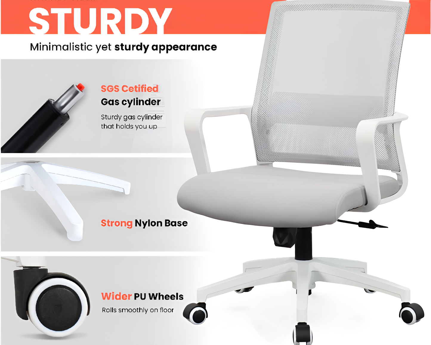 Ergonomic Office Chair, Computer Chair