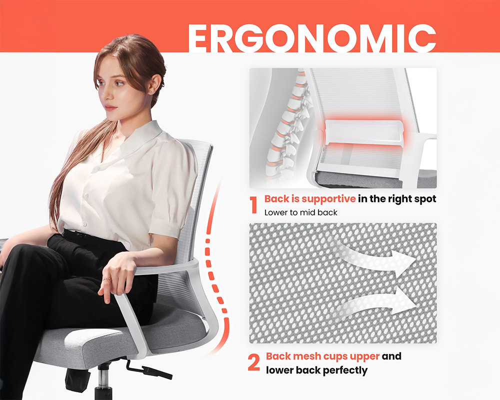 Ergonomic Office Chair, Computer Chair