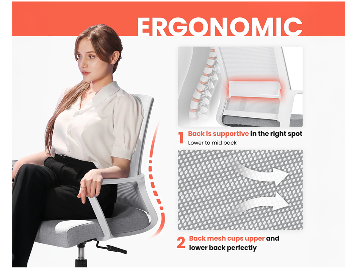 Ergonomic Office Chair, Computer Chair