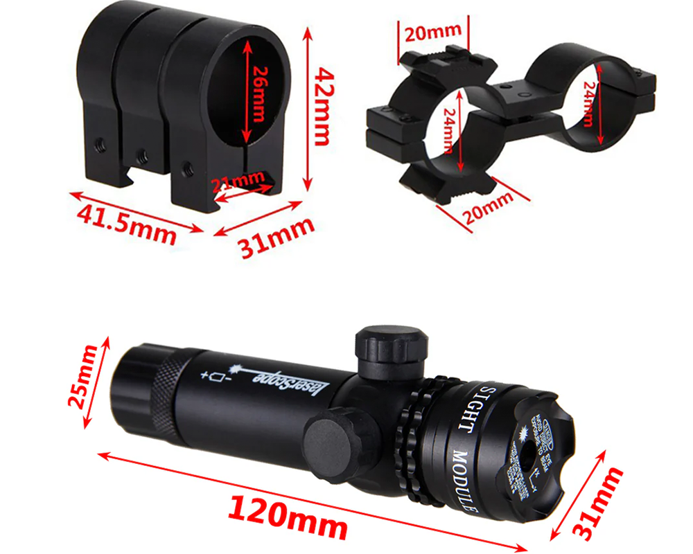 Green Laser Sight Tactical Scope – Rifle Dot Green Laser Sight 532nm