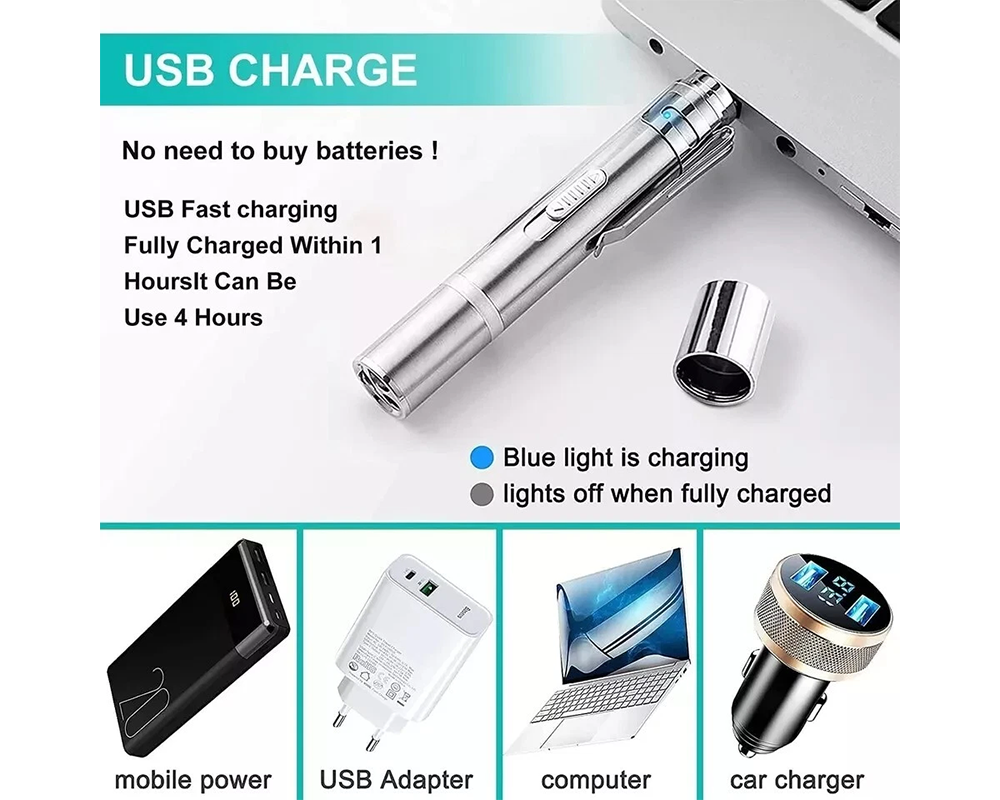 Cat Toy UV Torch Pen – Rechargeable Laser Cat Toy for Pet Training