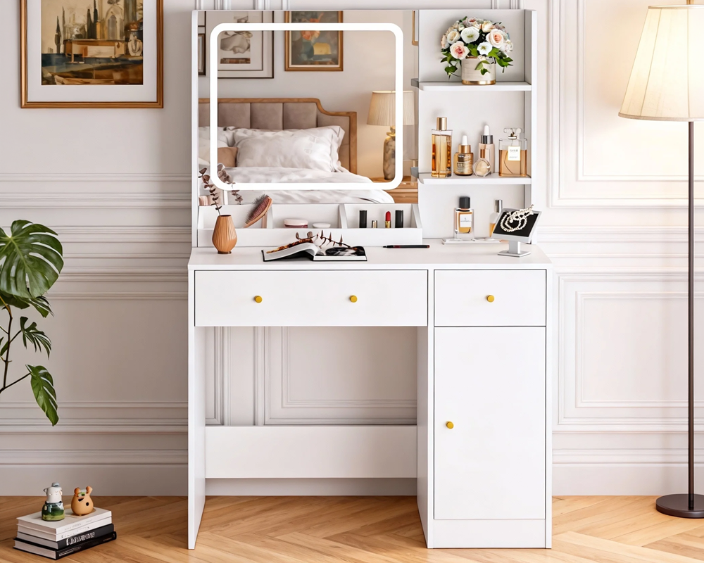 Vanity Dressing Table with LED Lights