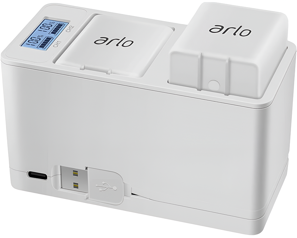 Arlo Pro Battery Charger – Dual Slot High-Speed Charging Dock for Arlo Pro / Pro 2 / Go