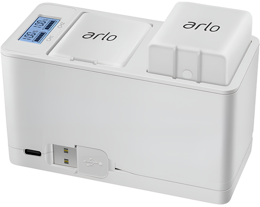 Arlo Pro Battery Charger – Dual Slot High-Speed Charging Dock for Arlo Pro / Pro 2 / Go